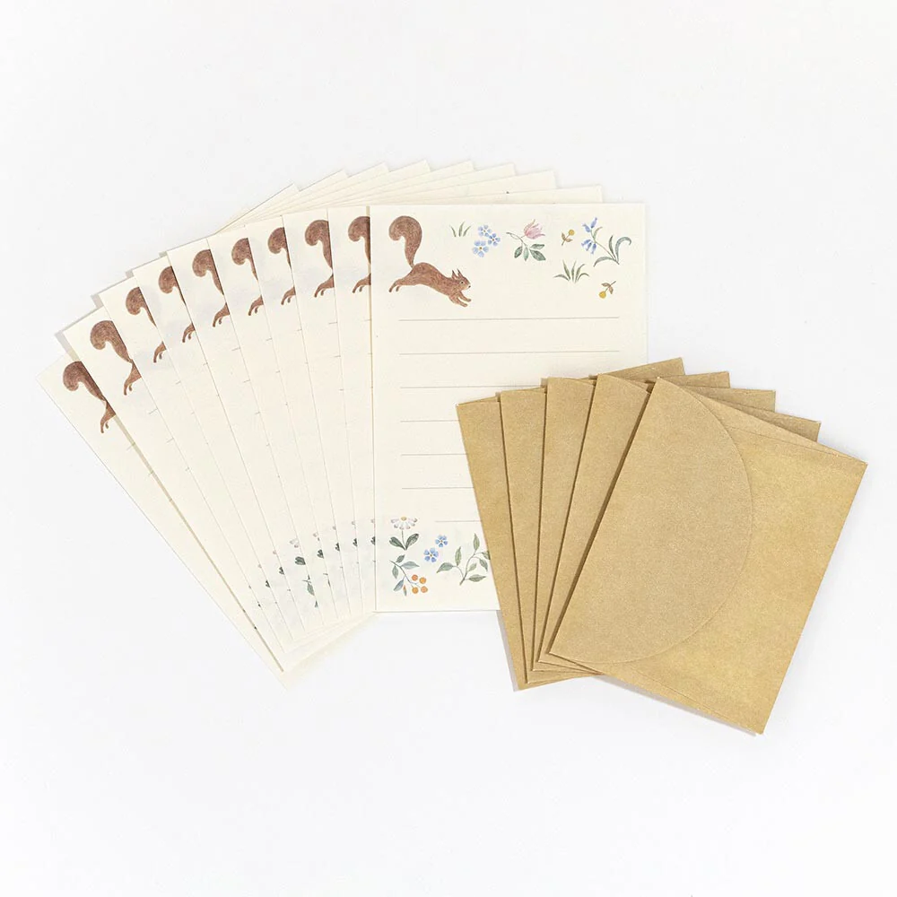 Small tayori set Michikusa - Squirrel - Image 3